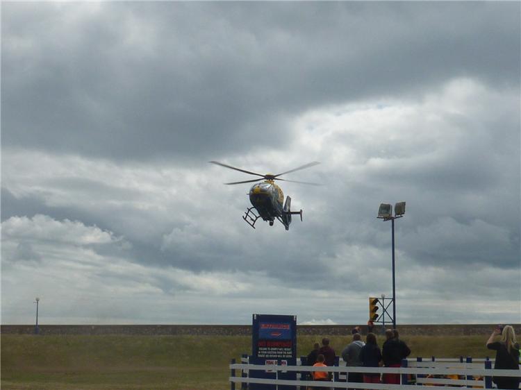 Helicopters landing at Dawlish Warren 001